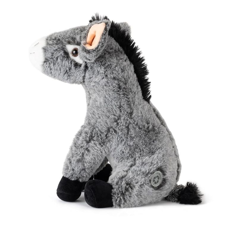 Donkey Stuffed Animal Plushie, Wild Onez by Zoologee, view 3
