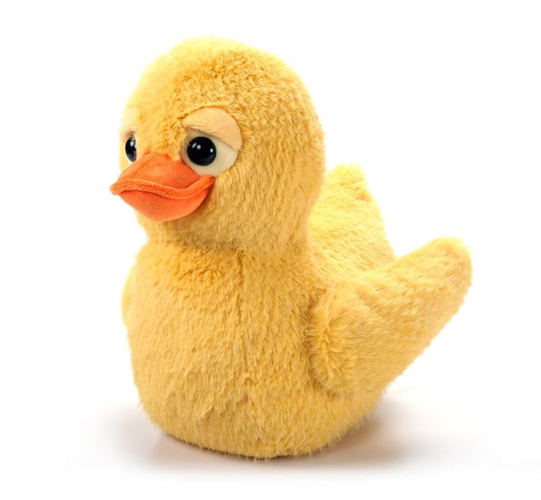 Duck Stuffed Animal Plushie, Fuzzlez by Zoologee, view 2