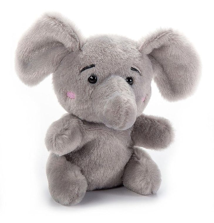 Elephant Stuffed Animal Plushie, Nuggetz by Zoologee, view 2