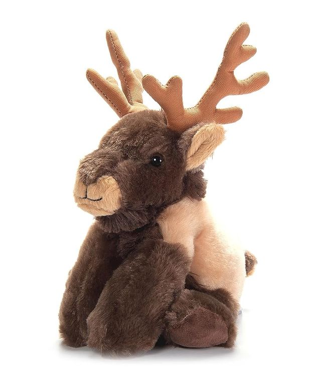Elk Stuffed Animal Plushie, Wild Onez by Zoologee, view 2