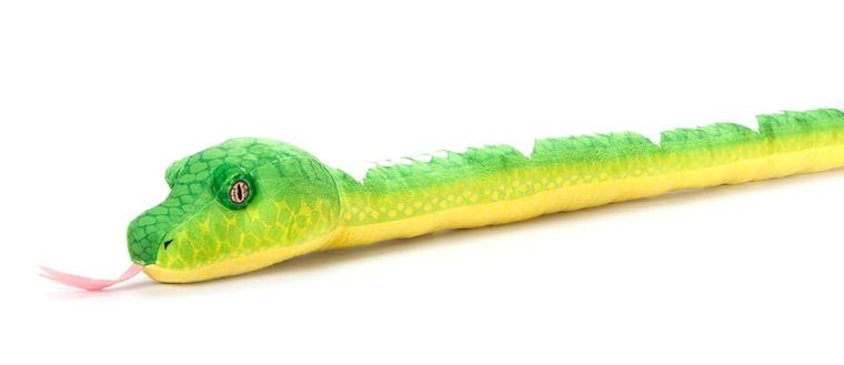 Emerald Tree Boa Snake Stuffed Animal by Zoologee, view 2