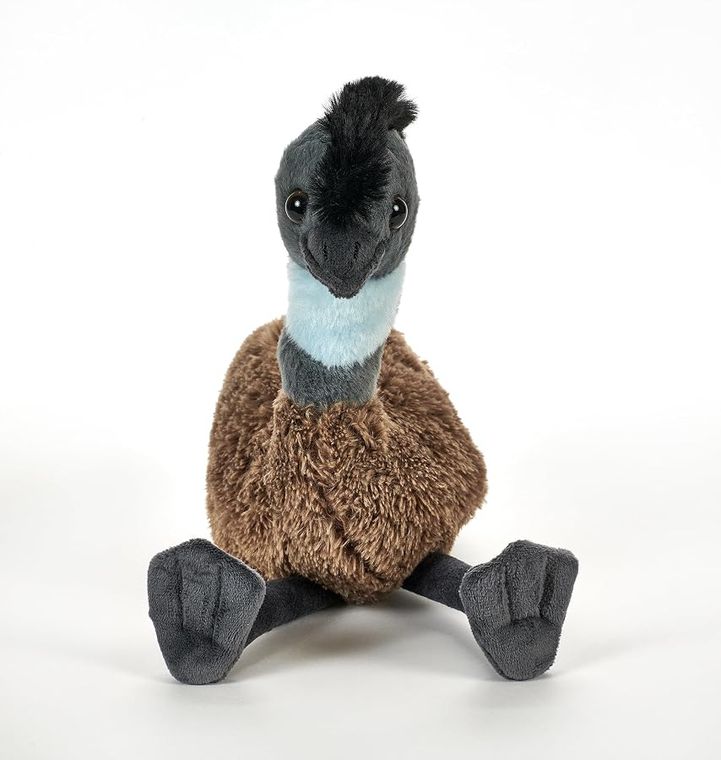 Emu Stuffed Animal Plushie, Wild Onez by Zoologee, view 2