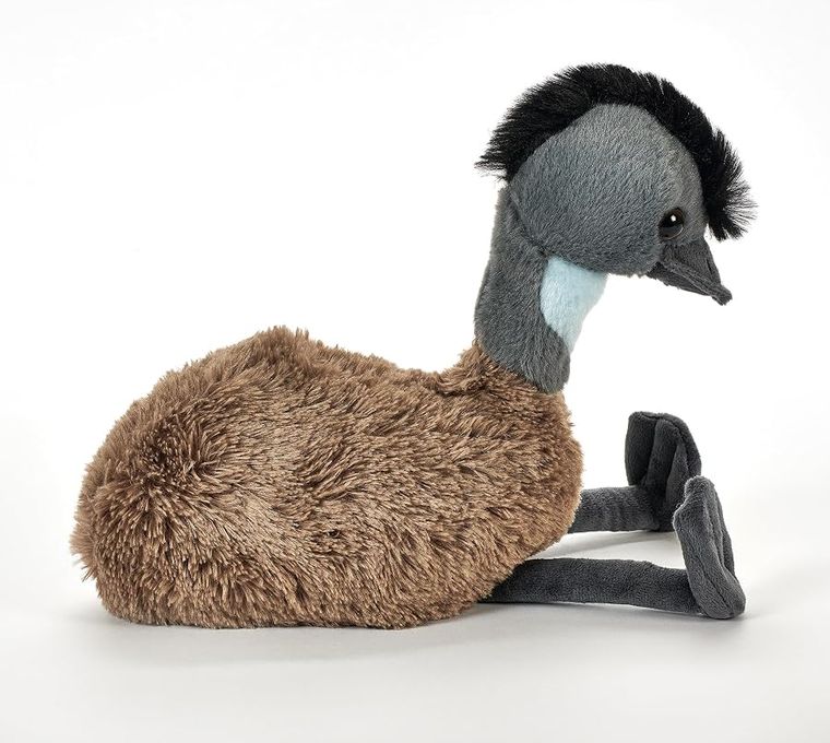 Emu Stuffed Animal Plushie, Wild Onez by Zoologee, view 3