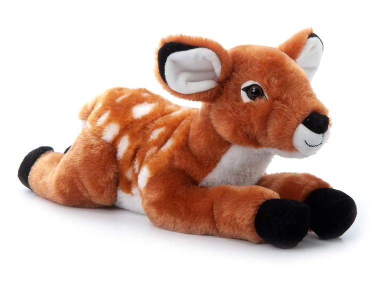 Fawn Stuffed Animal Plushie, Wild Onez by Zoologee, view 2
