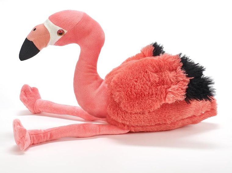 Flamingo Stuffed Animal Plush, Wild Onez by Zoologee, view 3
