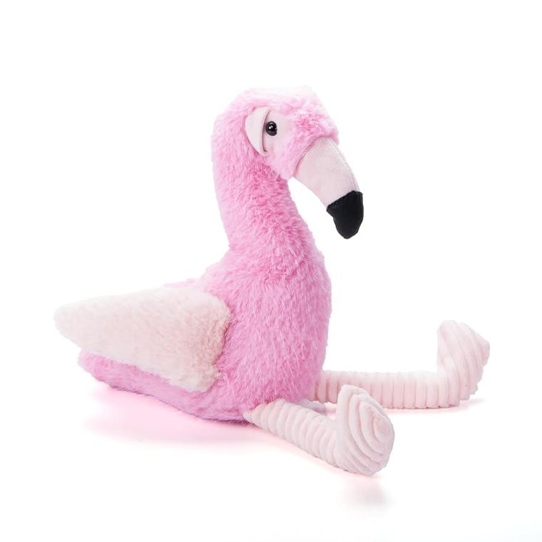 Flamingo Stuffed Animal Plushie, Fuzzlez by Zoologee, view 2