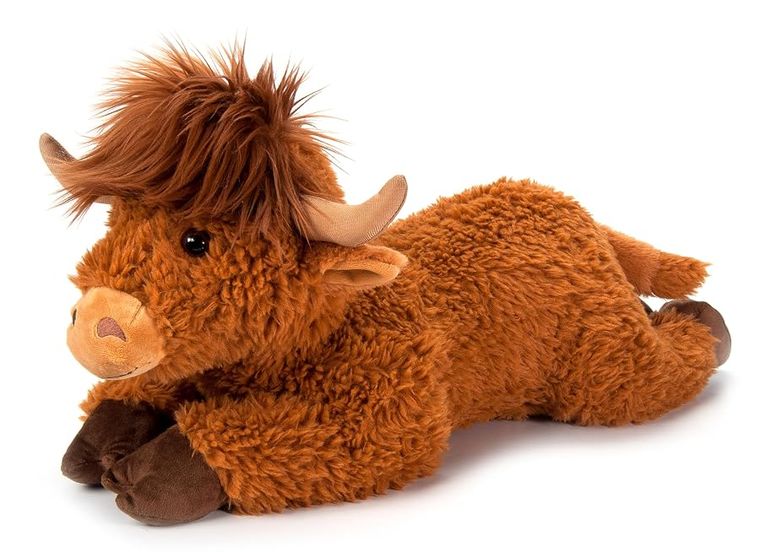 Floppy Highland Cow Stuffed Animal, Brown by Zoologee, view 2