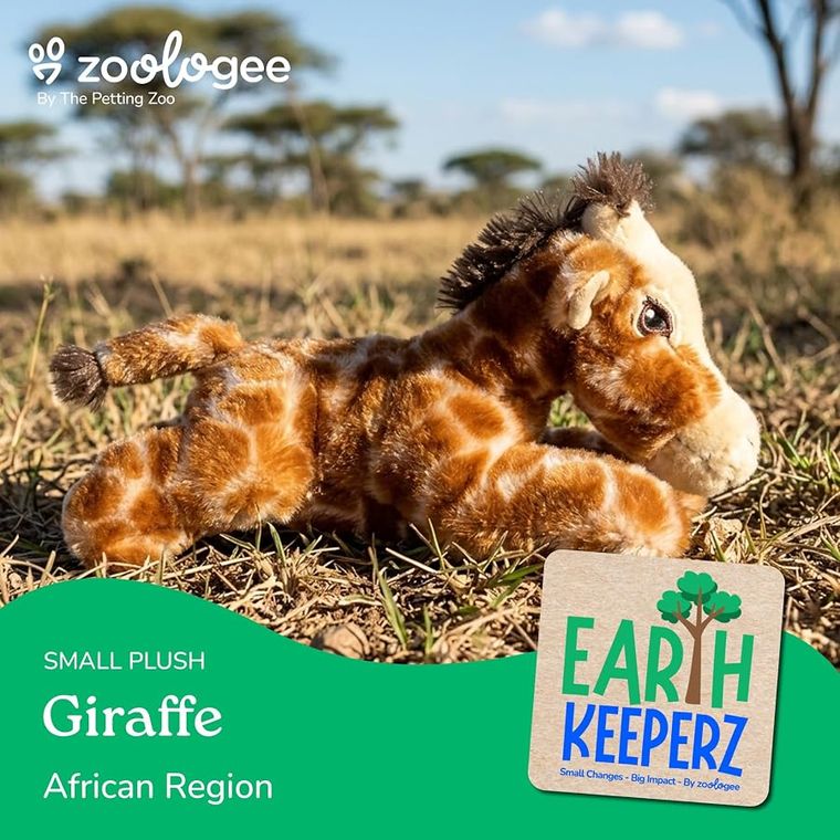 Giraffe Stuffed Animal Plushie by Zoologee, view 3