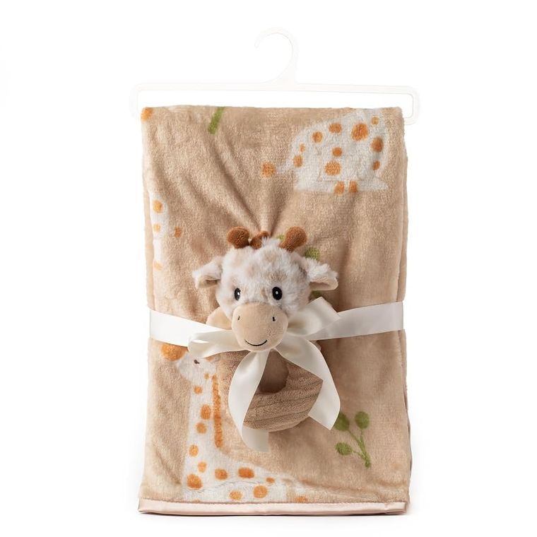 Giraffe Blanket Stuffed Animal Plushie by Zoologee, view 2
