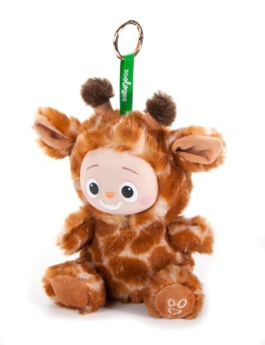 Giraffe Chummiez Bag Charm Stuffed Animal by Zoologee