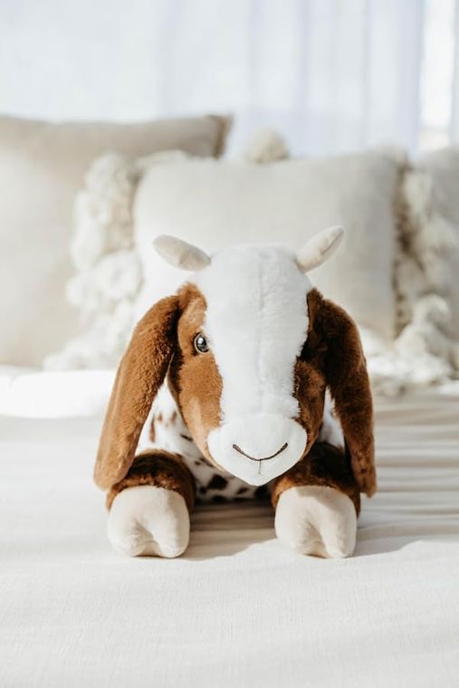 Goat Stuffed Animal Plushie, Wild Onez by Zoologee, view 3
