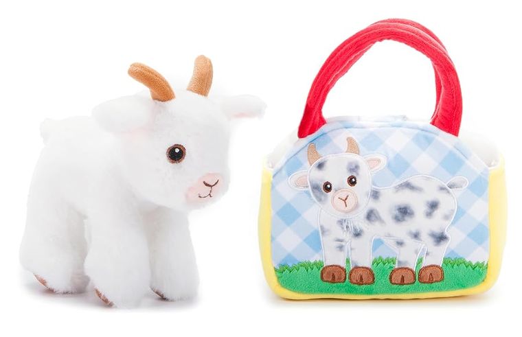 Goat Purse Plush Set Stuffed Animal by Zoologee, view 2