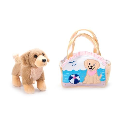 Golden Retriever Dog Purse Plush Set Stuffed Animal by Zoologee