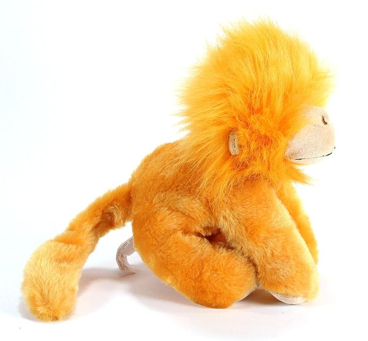 Golden Tamarin Stuffed Animal, Wild Onez by Zoologee, view 3