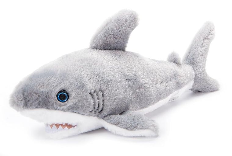 Great White Shark Stuffed Animal Plushie by Zoologee, view 2