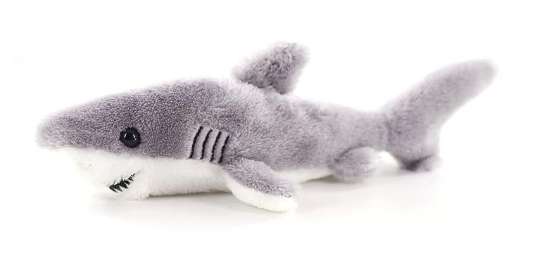 Great White Shark Stuffed Animal, Scoopz by Zoologee, view 2
