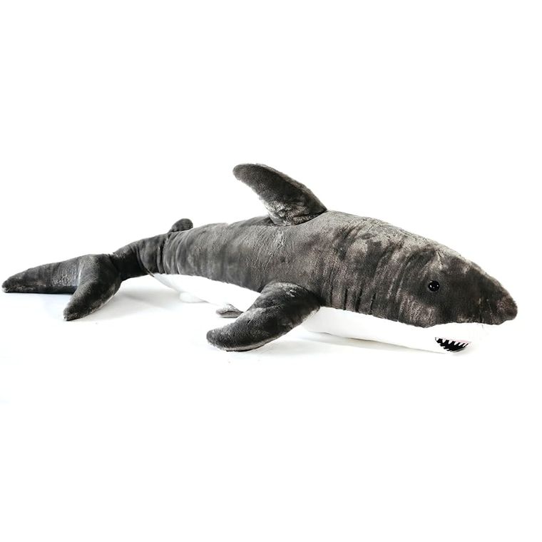 Great White Shark Stuffed Animal, Wild Onez by Zoologee, view 2