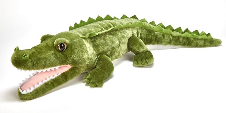 Green Alligator Stuffed Animal Plushie, Wild Onez by Zoologee, view 2