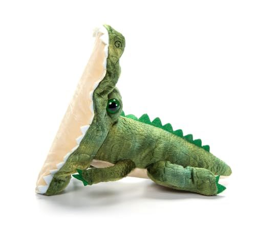 Green Alligator Slap Bracelet Stuffed Animal by Zoologee