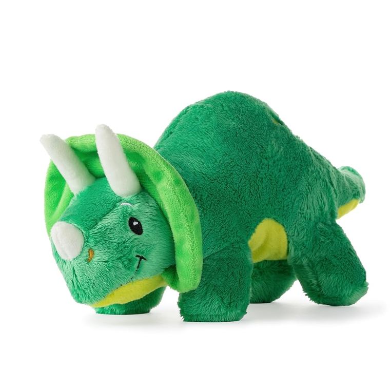 Green Baby Triceratops Stuffed Animal by Zoologee, view 3
