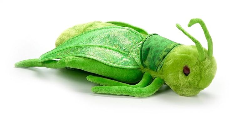 Green Grasshopper Stuffed Animal Plushie, Wild Onez by Zoologee, view 2