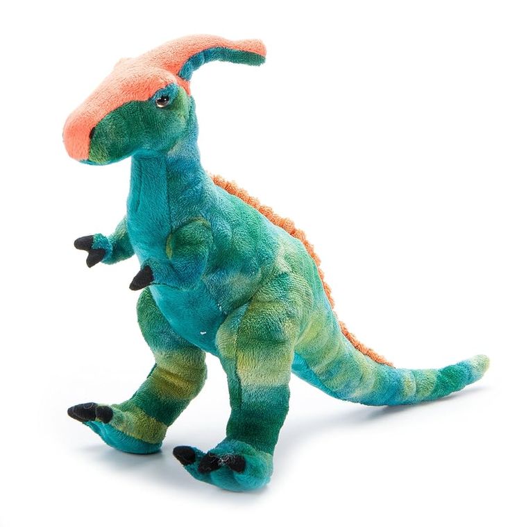 Green Parasaurolophus Dinosaur Stuffed Animal Plush by Zoologee, view 2