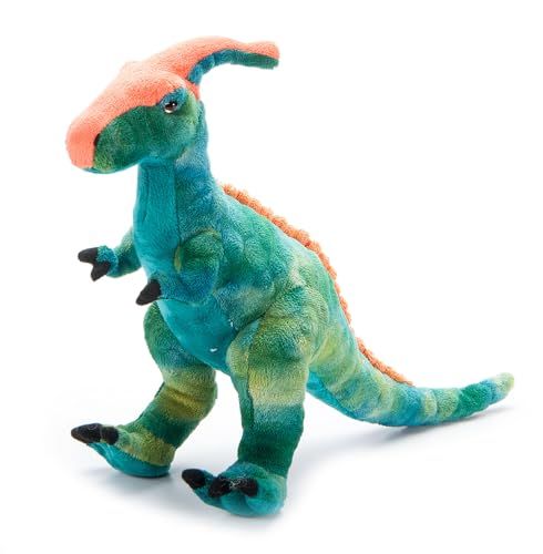 Green Parasaurolophus Dinosaur Stuffed Animal Plush by Zoologee