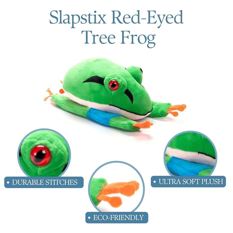 Green Red-Eyed Tree Frog Slap Bracelet by Zoologee, view 3