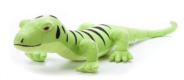 Green Tree Monitor Stuffed Animal Plushie, Wild Onez by Zoologee, view 2