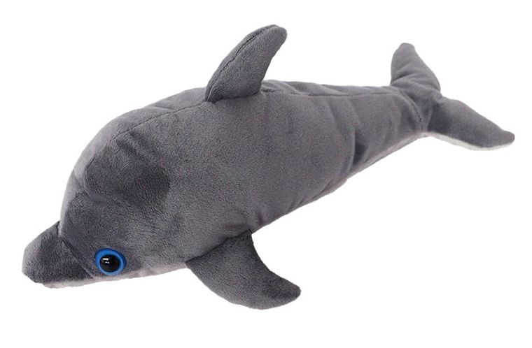 Grey Dolphin Slap Bracelet Stuffed Animal by Zoologee