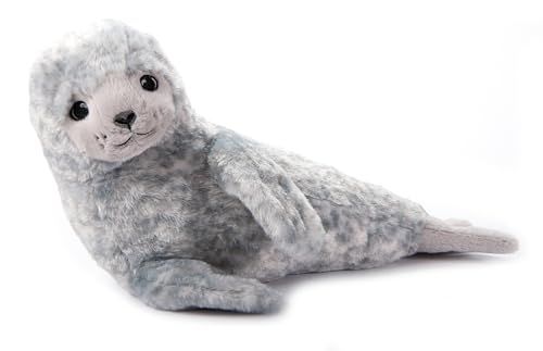 Grey Harbor Seal Stuffed Animal Plushie by Zoologee
