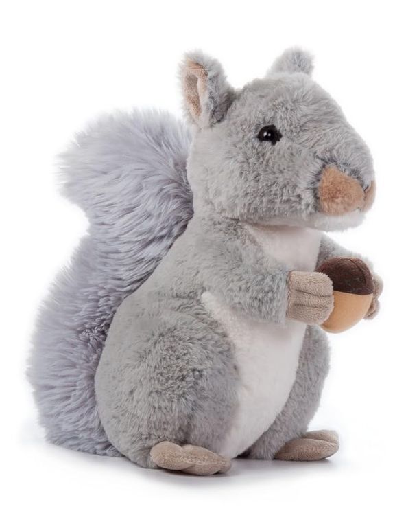 Grey Squirrel Stuffed Animal, Wild Onez by Zoologee, view 2