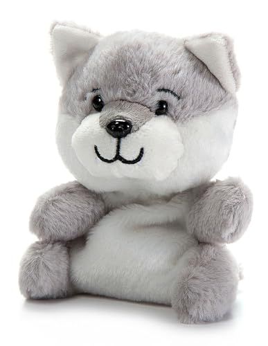 Grey Wolf Stuffed Animal Plushie, Nuggetz by Zoologee