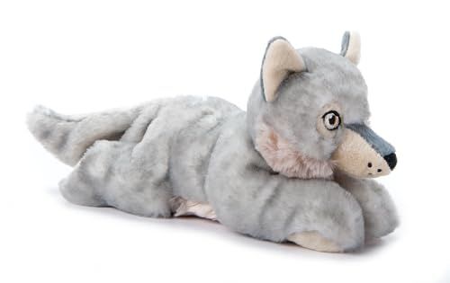 Grey Wolf Stuffed Animal Plushie by Zoologee