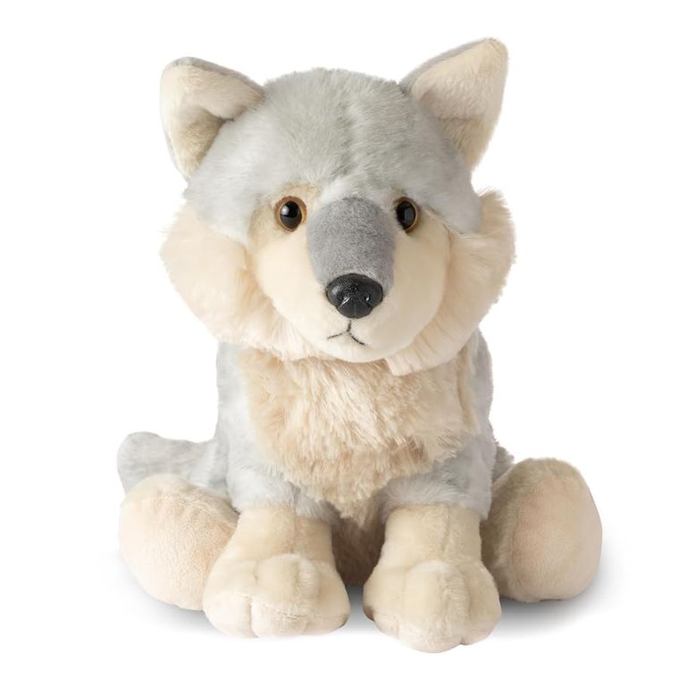 Grey Wolf Stuffed Animal, Wild Onez by Zoologee, view 3