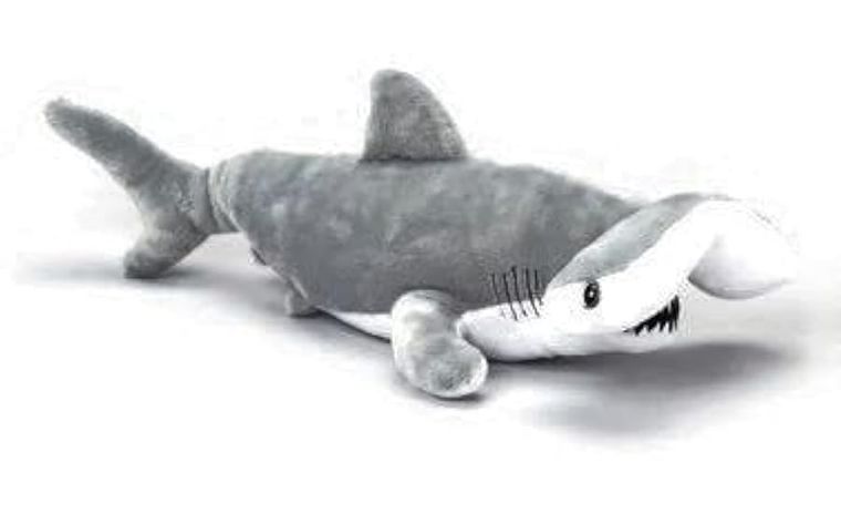 Hammerhead Shark Stuffed Animal Plushie, Wild Onez by Zoologee, view 2