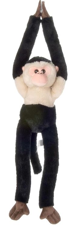Hanging Capuchin Monkey Stuffed Animal by Zoologee, view 2