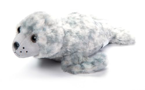 Harbor Seal Grey Stuffed Animal, Scoopz by Zoologee