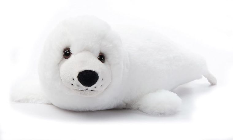 Harp Seal Stuffed Animal, Wild Onez by Zoologee, view 2