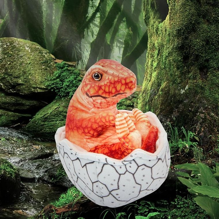 Hatchling T-Rex Dinosaur Stuffed Animal by Zoologee, view 3