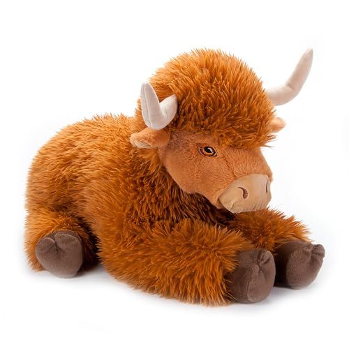 Highland Cow Stuffed Animal Plushie by Zoologee