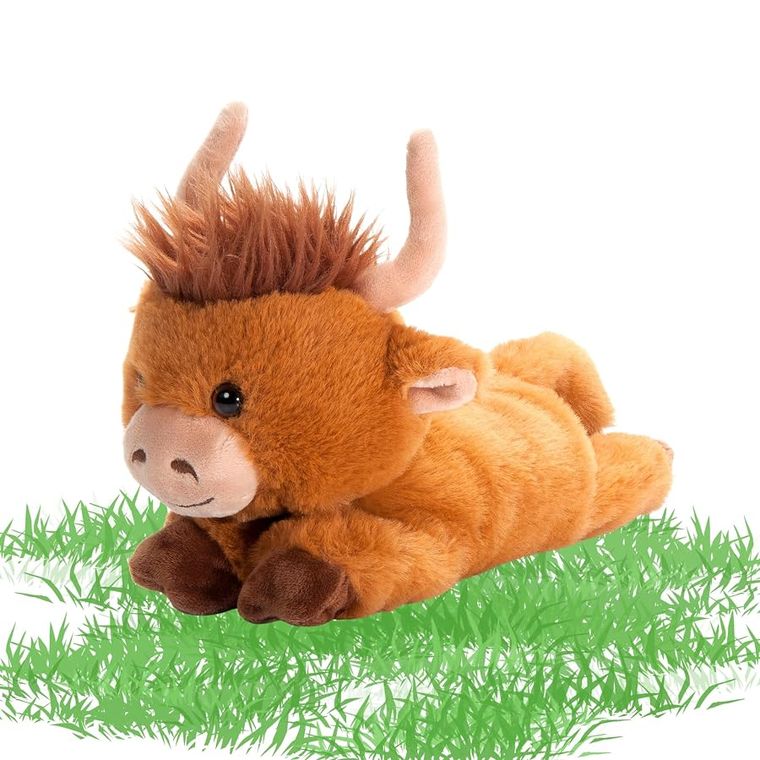 Highland Cow Slap Bracelet Stuffed Animal by Zoologee, view 3