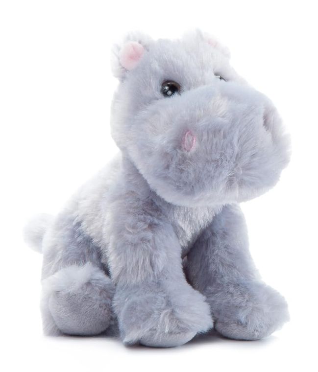 Hippo Stuffed Animal Plushie, Babiez by Zoologee, view 2