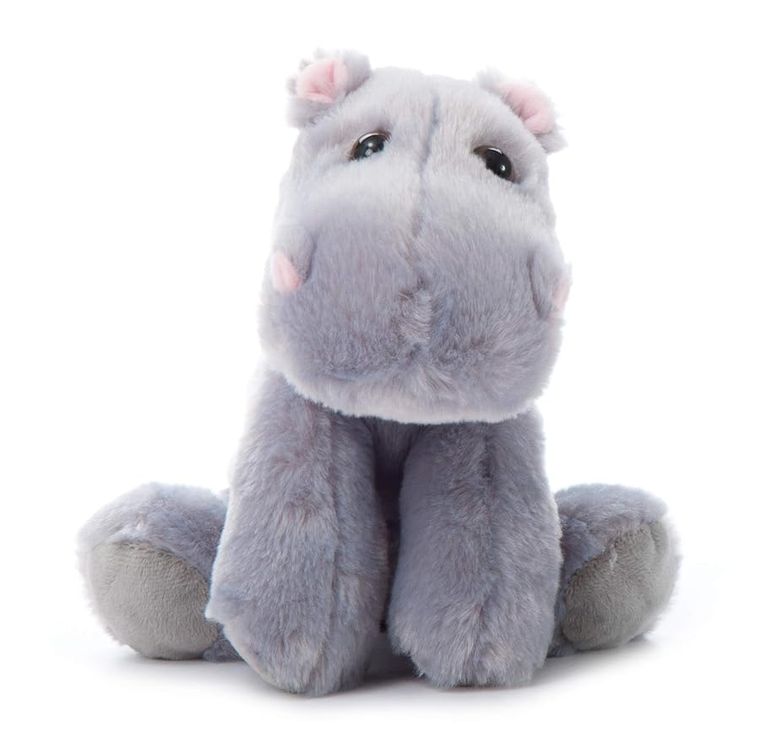 Hippo Stuffed Animal Plushie, Wild Onez by Zoologee, view 3