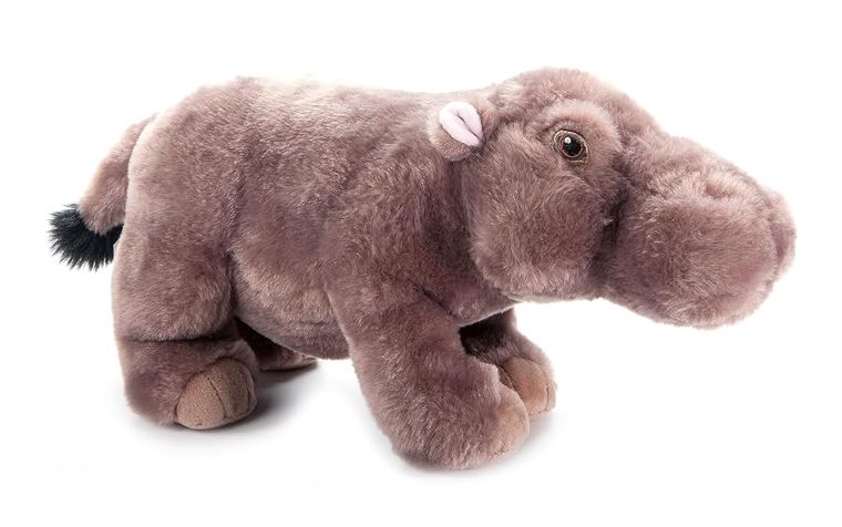 Hippo Stuffed Animal Plushie by Zoologee, view 2