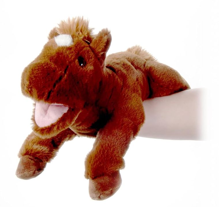 Horse Hand Puppet Stuffed Animal by Zoologee, view 2