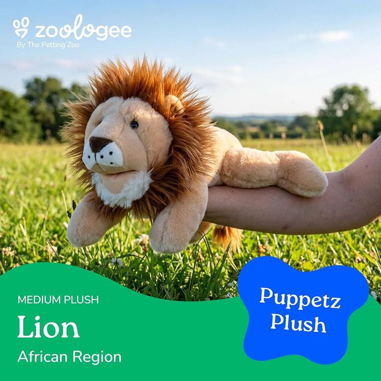 Interactive Puppets Lion Hand Puppet by Zoologee, view 3