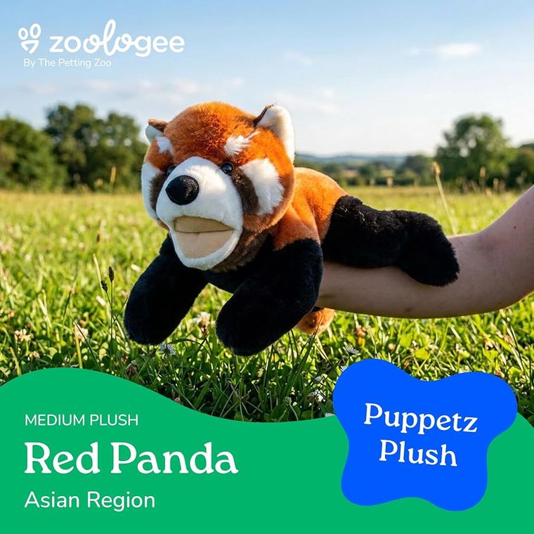 Interactive Puppets Red Panda Hand Puppet by Zoologee, view 3