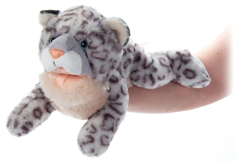 Interactive Puppets Snow Leopard Hand Puppet by Zoologee, view 2