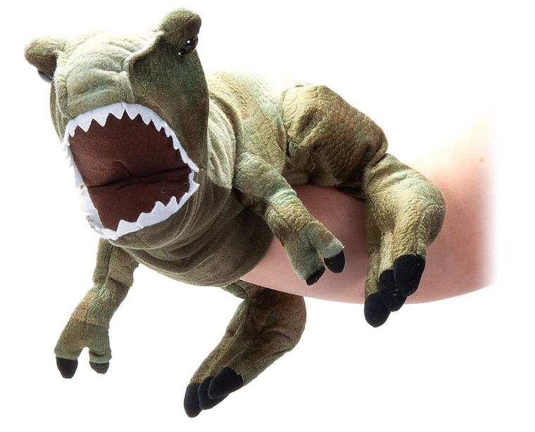 Interactive Puppets T-Rex Hand Puppet by Zoologee, view 2
